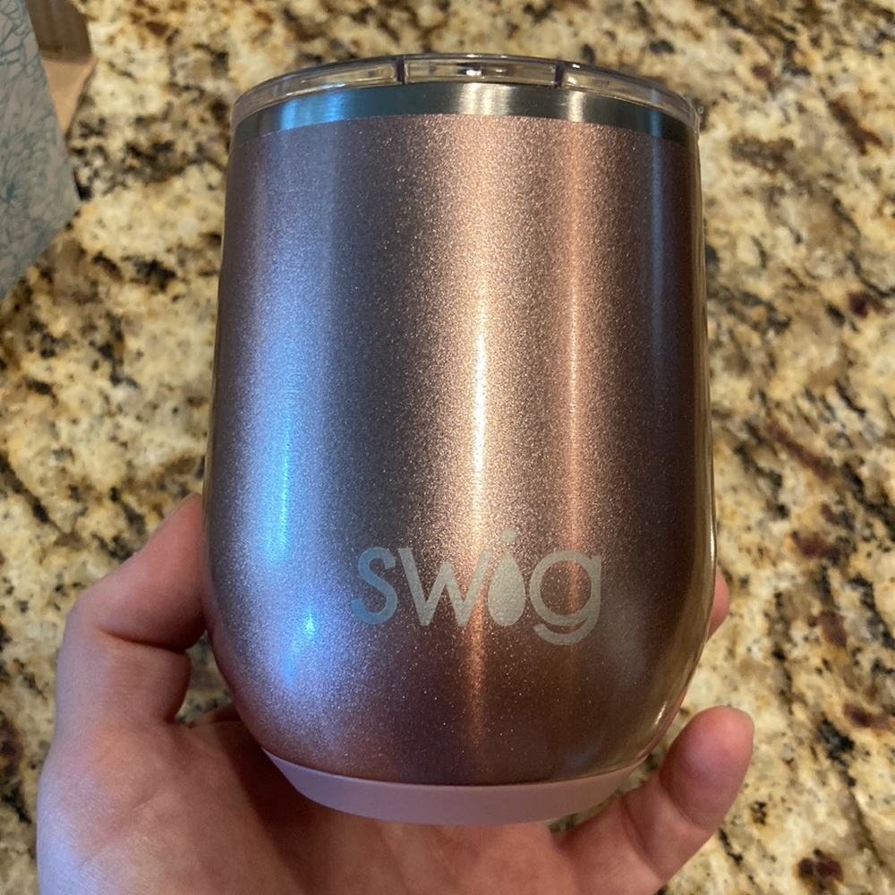 Rose Gold Swig Life 12 oz Tumbler